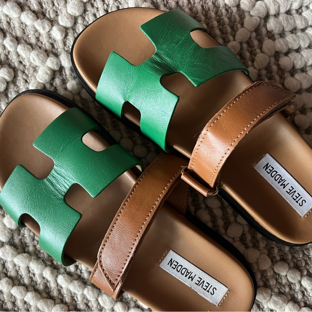 Steve Madden Mayven leather sandals size 6